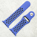 Silicone Sport Watch Strap For Apple Watch | BLUE / BLACK