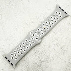 Silicone Sport Watch Strap For Apple Watch | GREY / WHITE
