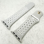 Silicone Sport Watch Strap For Apple Watch | GREY / WHITE