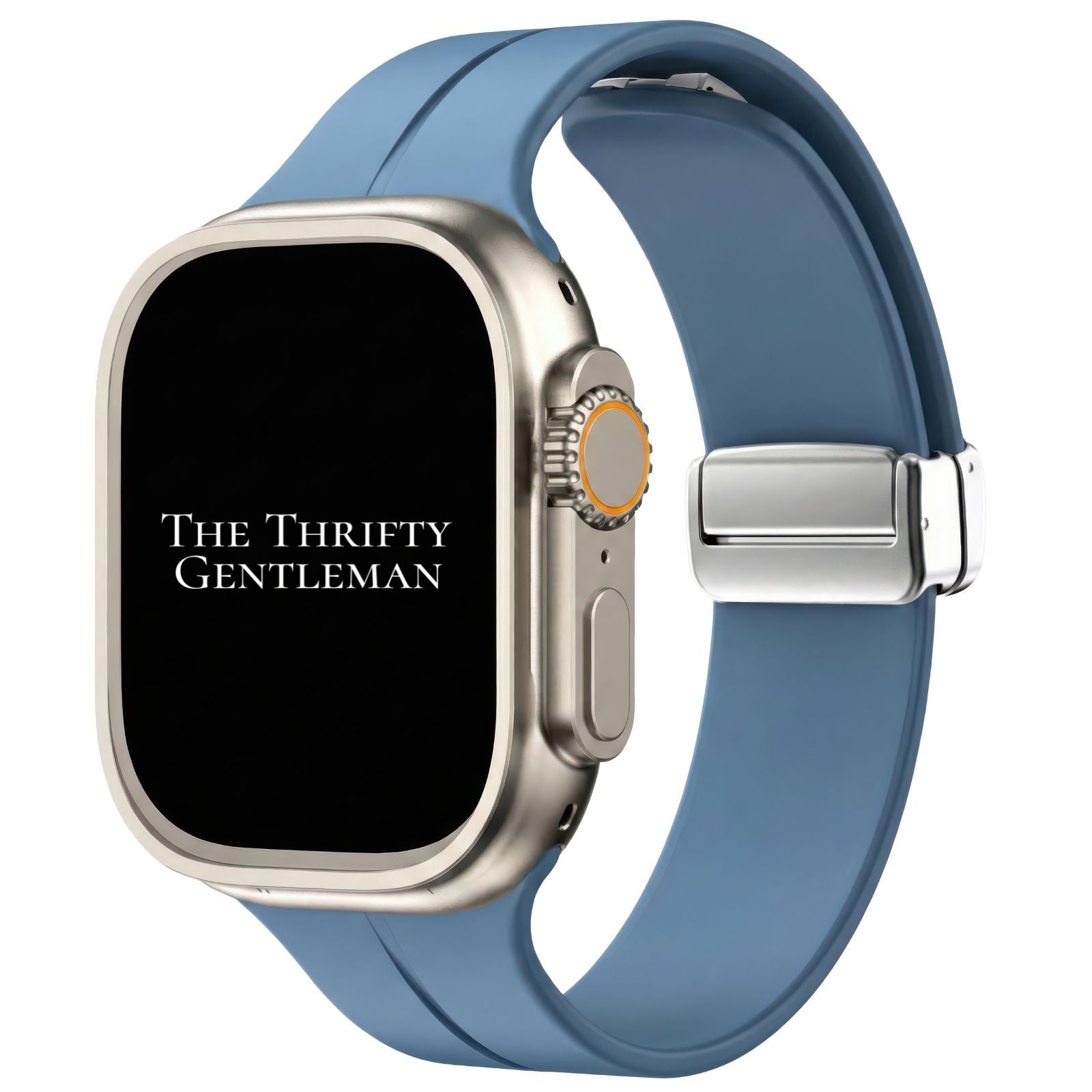 Silicone Strap With Magnetic Clasp For Apple Watch | BLUE