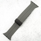Silicone Strap With Magnetic Clasp For Apple Watch | GREY