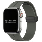 Silicone Strap With Magnetic Clasp For Apple Watch | GREY