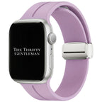 Silicone Strap With Magnetic Clasp For Apple Watch | LIGHT PURPLE