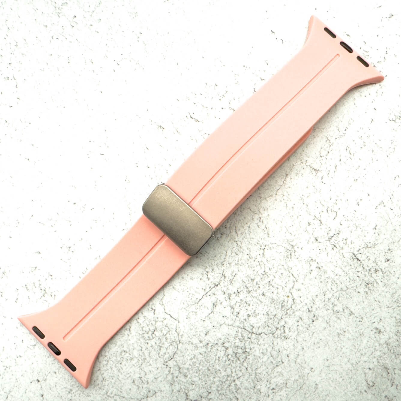 Silicone Strap With Magnetic Clasp For Apple Watch | PINK