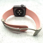 Silicone Strap With Magnetic Clasp For Apple Watch | PINK