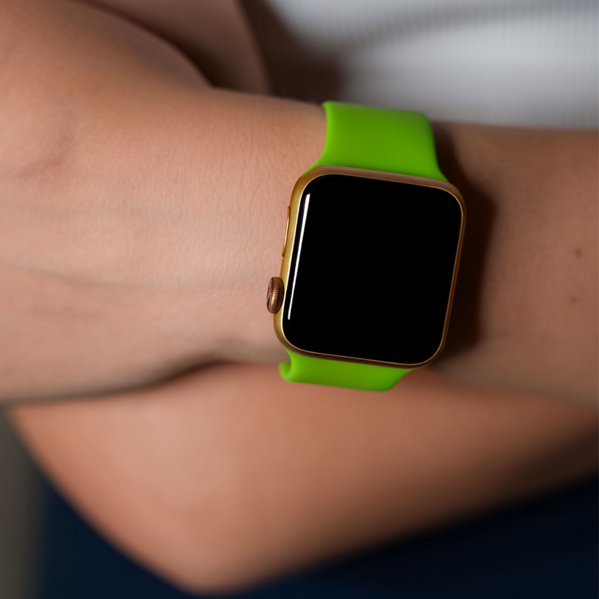 Classic Silicone Strap For Apple Watch | ELECTRIC GREEN