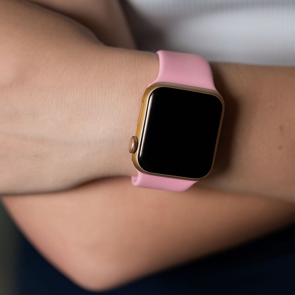Classic Silicone Strap For Apple Watch | VINTAGE PINK