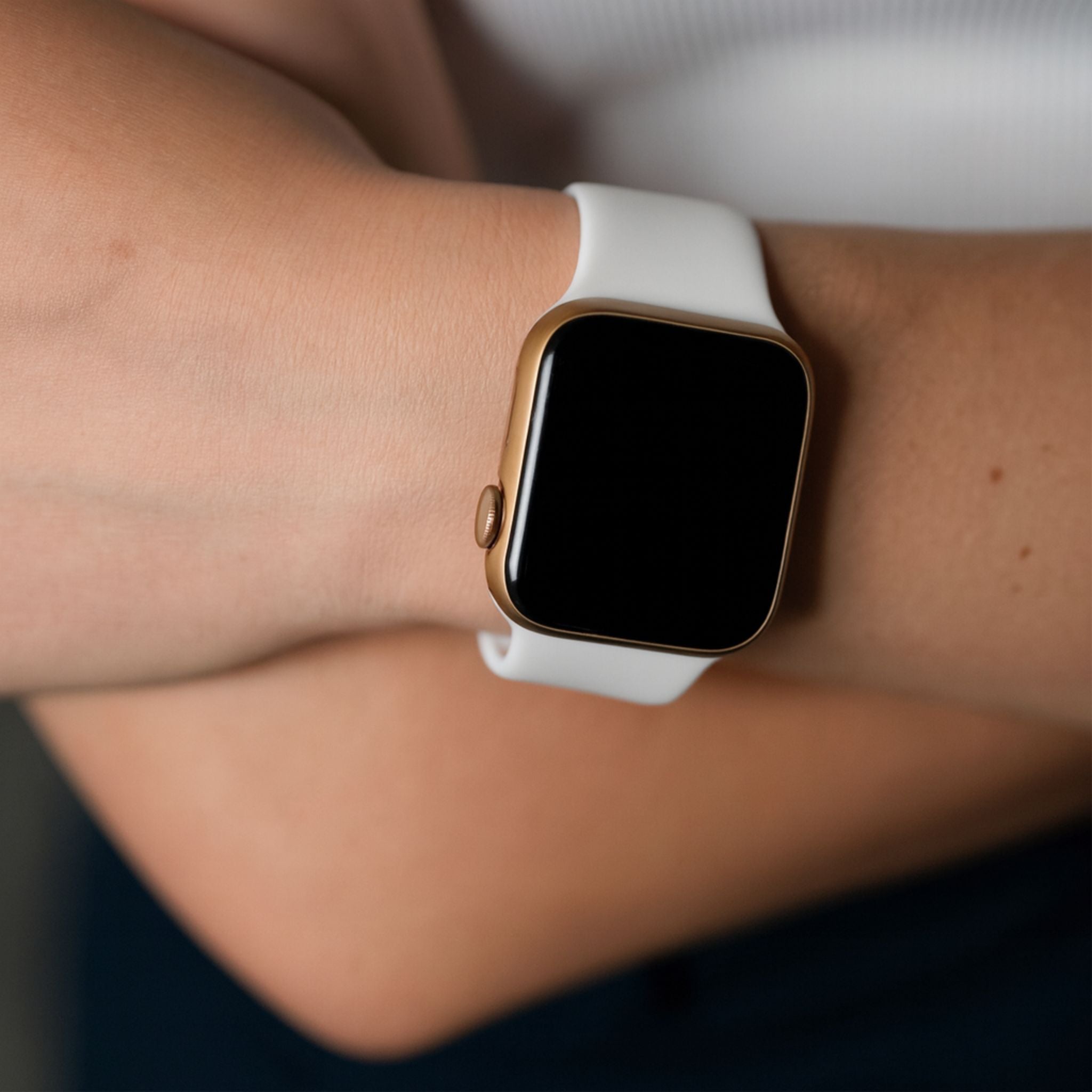 Classic Silicone Strap For Apple Watch | WHITE Secondary image
