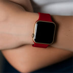 Classic Silicone Strap For Apple Watch | WINE RED