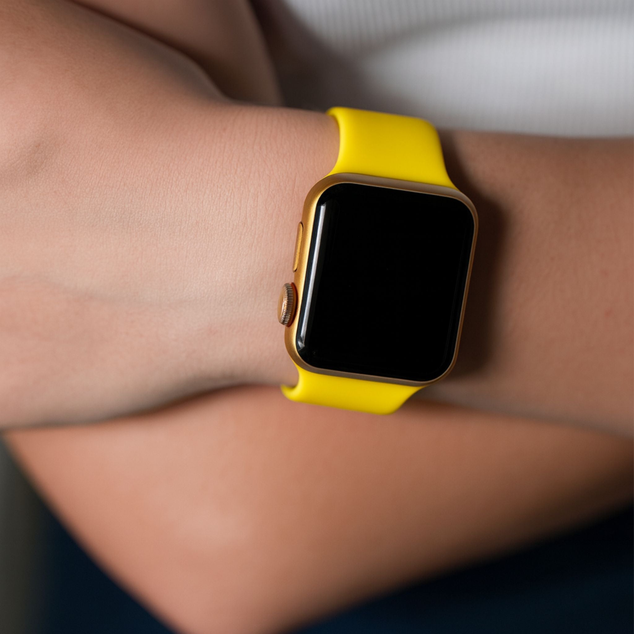 Classic Silicone Strap For Apple Watch | YELLOW Secondary image